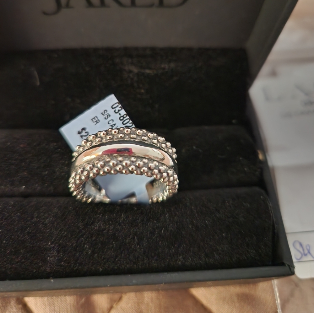 LAGOS Silver Beaded Women's Ring